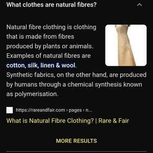 Choose natural materials